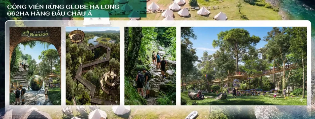 Công viên rừng Globe Hạ Long 662ha hàng đầu Châu Á.