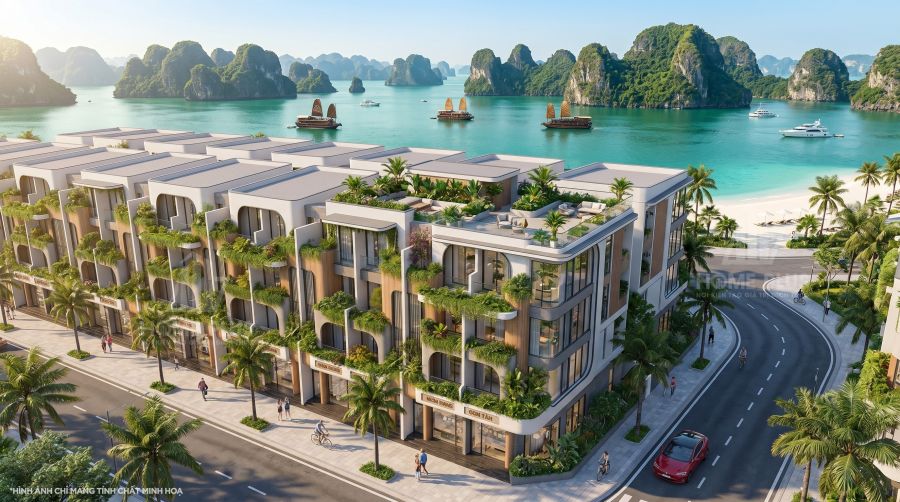 Biệt thự mô phỏng tại phân khu Châu Mỹ